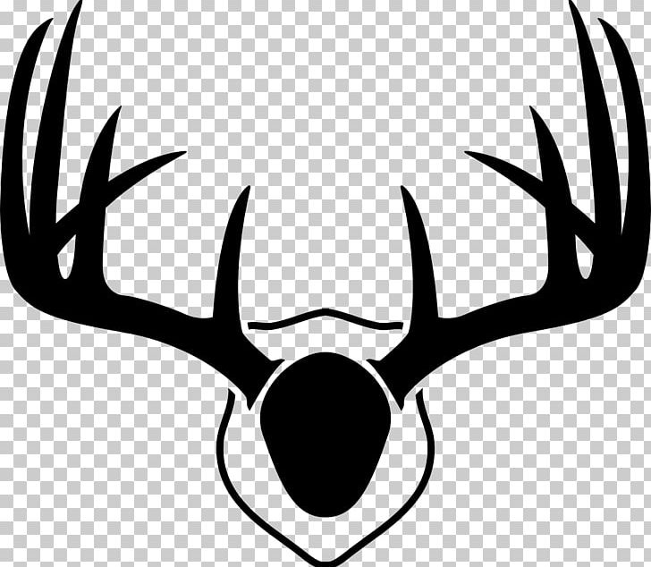 Reindeer White-tailed Deer Antler Drawing PNG, Clipart, Antler, Antlers, Antlers Cliparts, Black And White, Cartoon Free PNG Download
