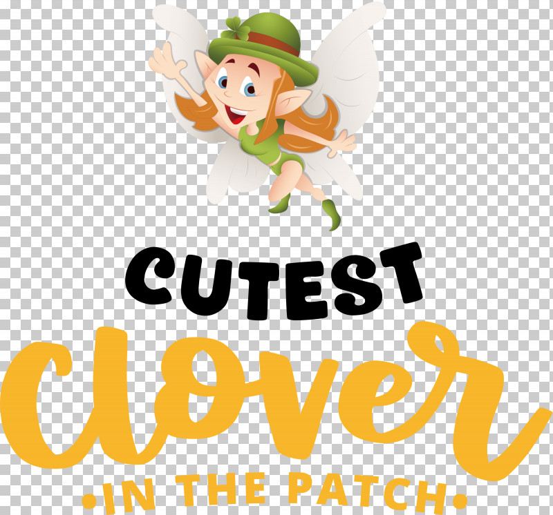 Cutest Clover Saint Patrick Patricks Day PNG, Clipart, Biology, Cartoon, Character, Geometry, Line Free PNG Download