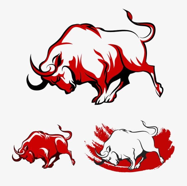 Red Bull PNG, Clipart, Animal, Animals, Bull, Bull Clipart, Hand Painted Free PNG Download