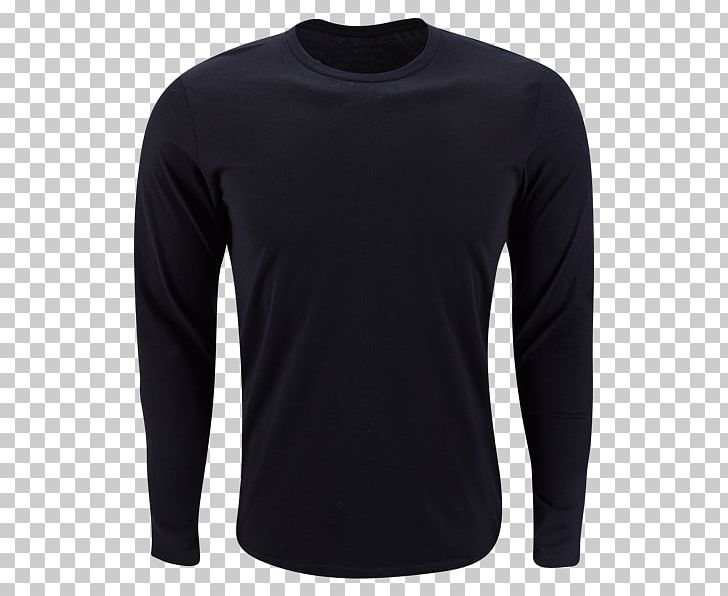 Long-sleeved T-shirt Crew Neck Long-sleeved T-shirt PNG, Clipart, Active Shirt, Black, Clothing, Collar, Crew Neck Free PNG Download