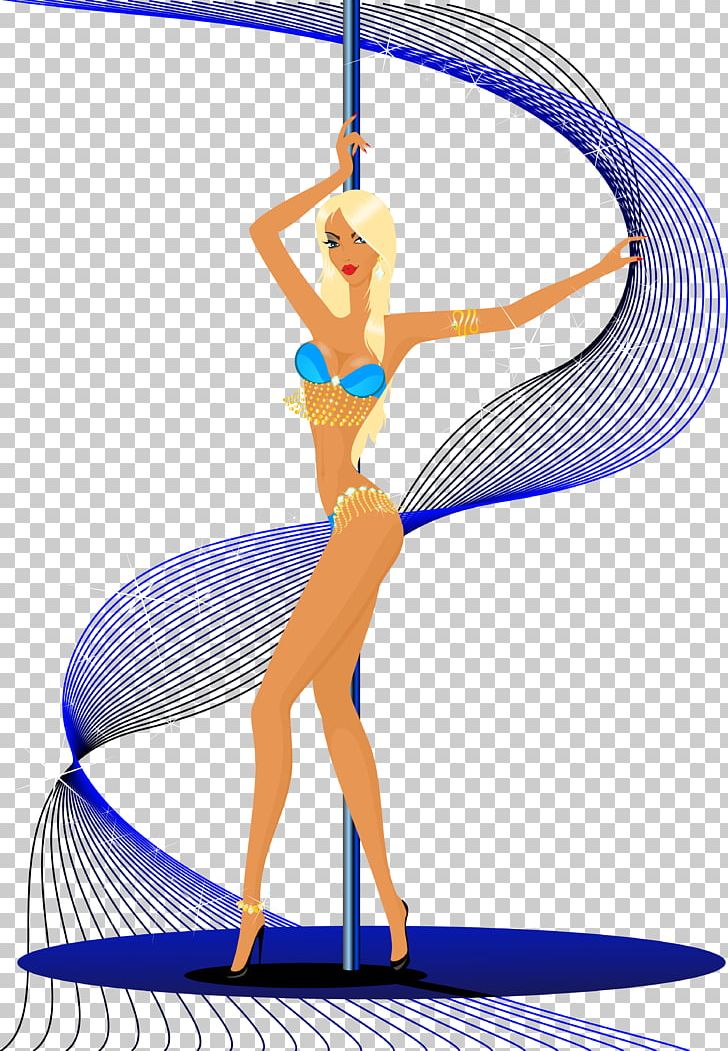 Pole Dance Drawing PNG, Clipart, Animation, Anime Girl, Baby Girl, Ballet, Blue Free PNG Download