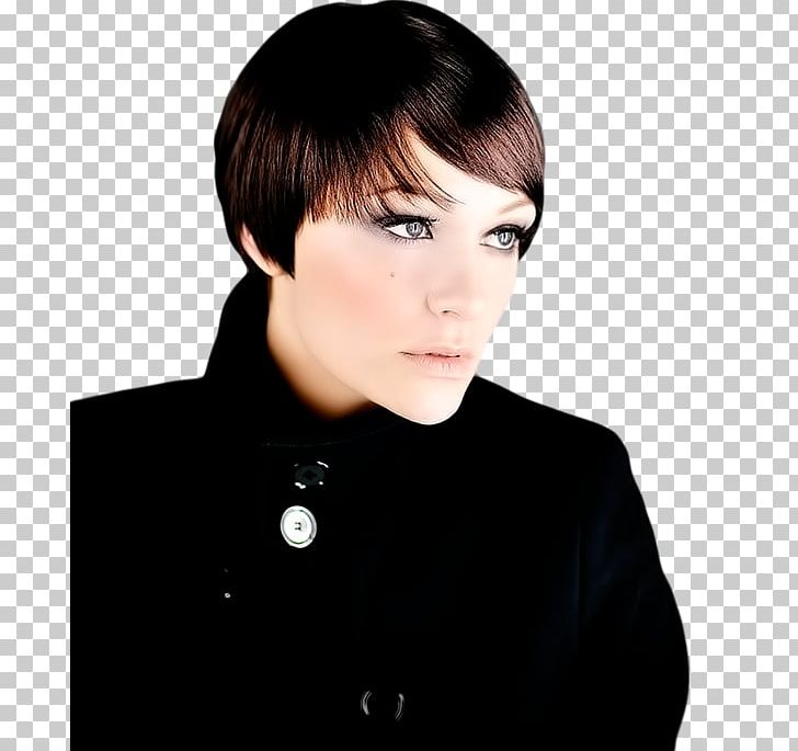 Black And White Color Woman PNG, Clipart, Bangs, Black, Black And White, Black Hair, Bowl Cut Free PNG Download