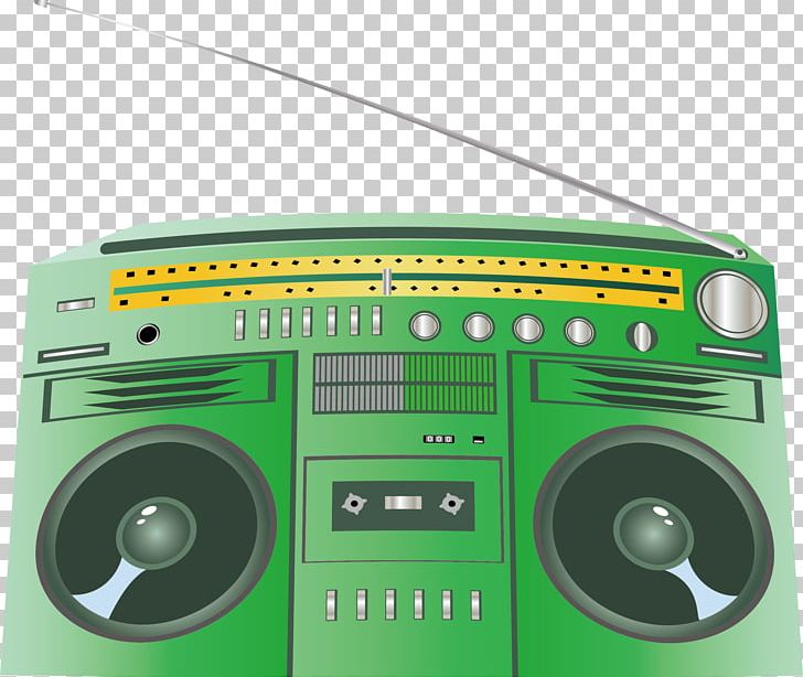 Euclidean Tape Recorder PNG, Clipart, Antenna, Boombox, Cartoon, Compact Cassette, Design Element Free PNG Download