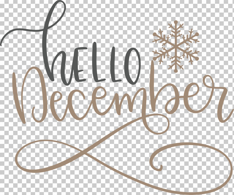 Hello December Winter PNG, Clipart, Calligraphy, Geometry, Hello December, Human Body, Jewellery Free PNG Download