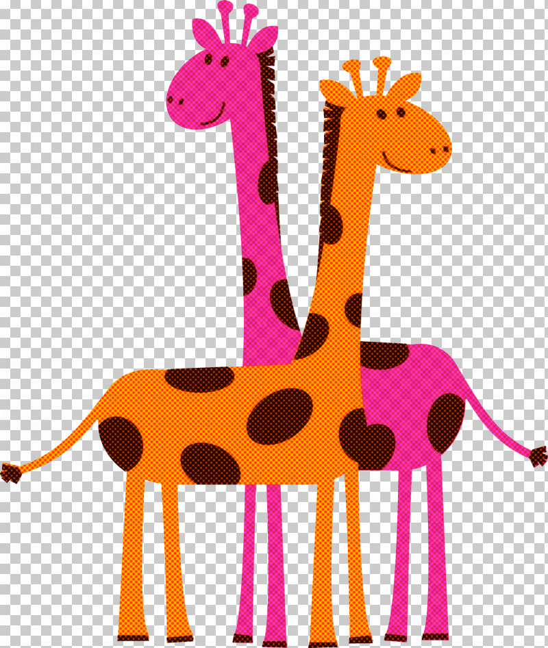Orange PNG, Clipart, Animal Figure, Giraffe, Giraffidae, Orange, Pink Free PNG Download