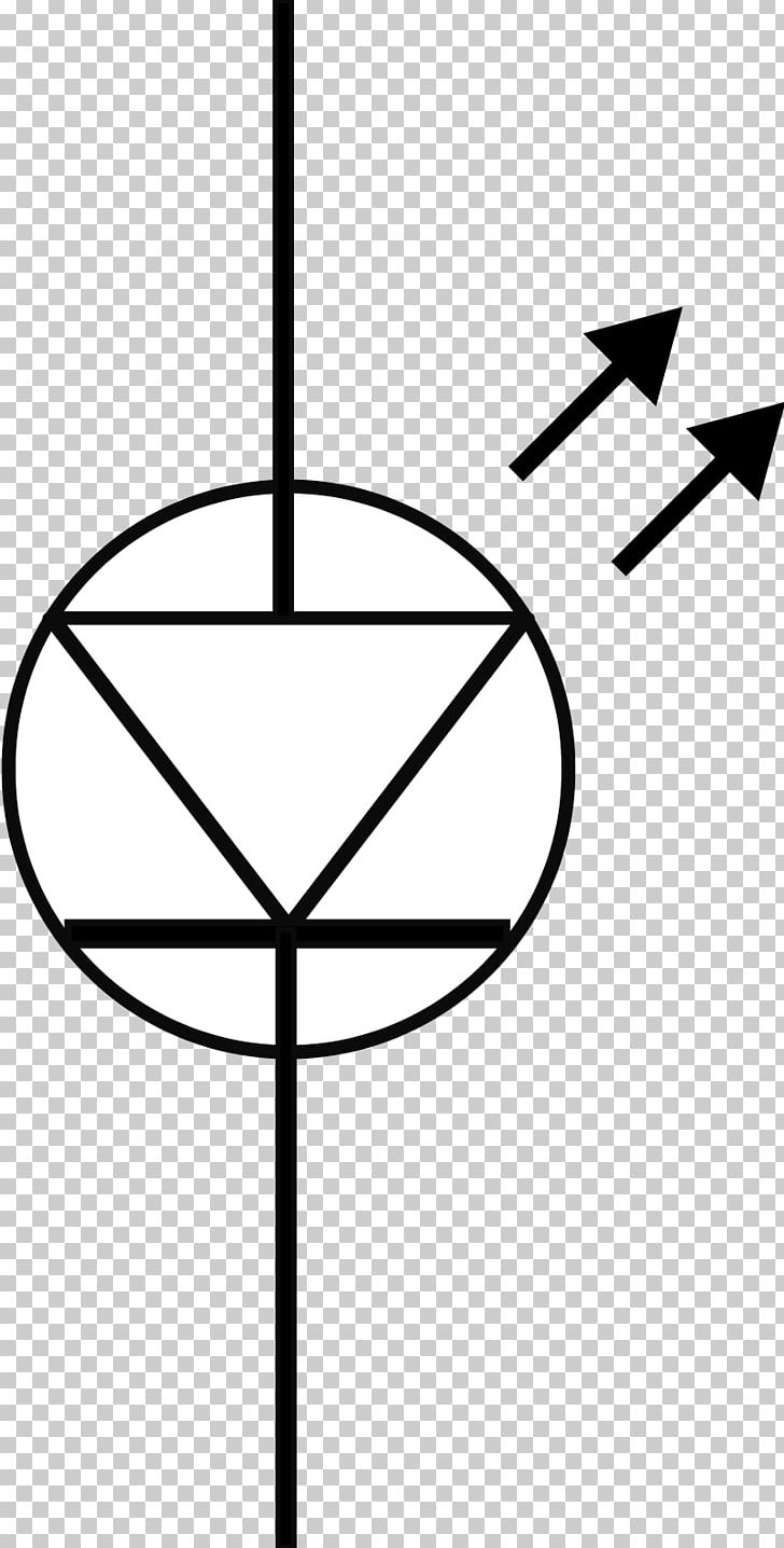 Light-emitting Diode Electronic Symbol Light-emitting Diode Laser Diode PNG, Clipart, Angle, Area, Black And White, Circle, Circuit Diagram Free PNG Download