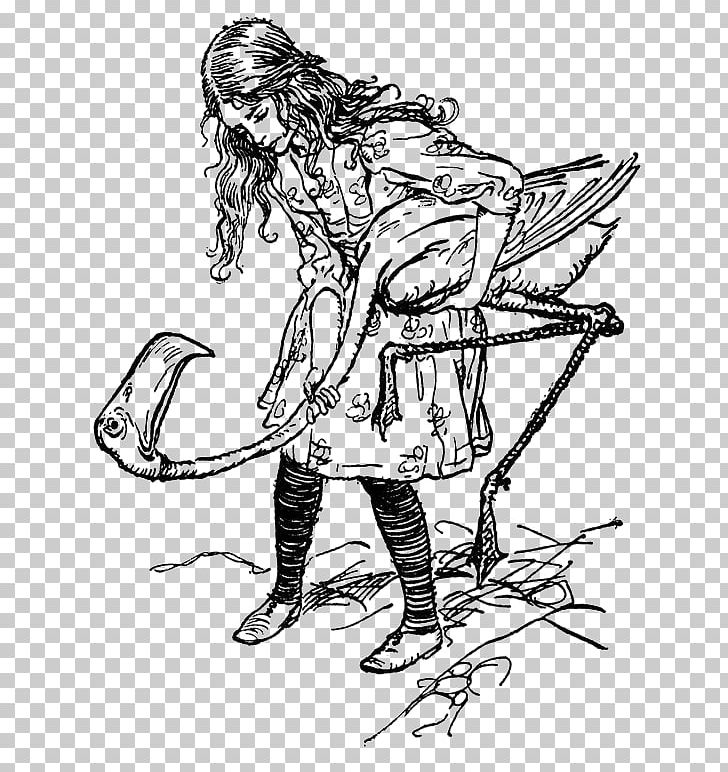 London Alice's Adventures In Wonderland The Mad Hatter Illustration PNG, Clipart, Arm, Artwork, Author, Bird, Black And White Free PNG Download
