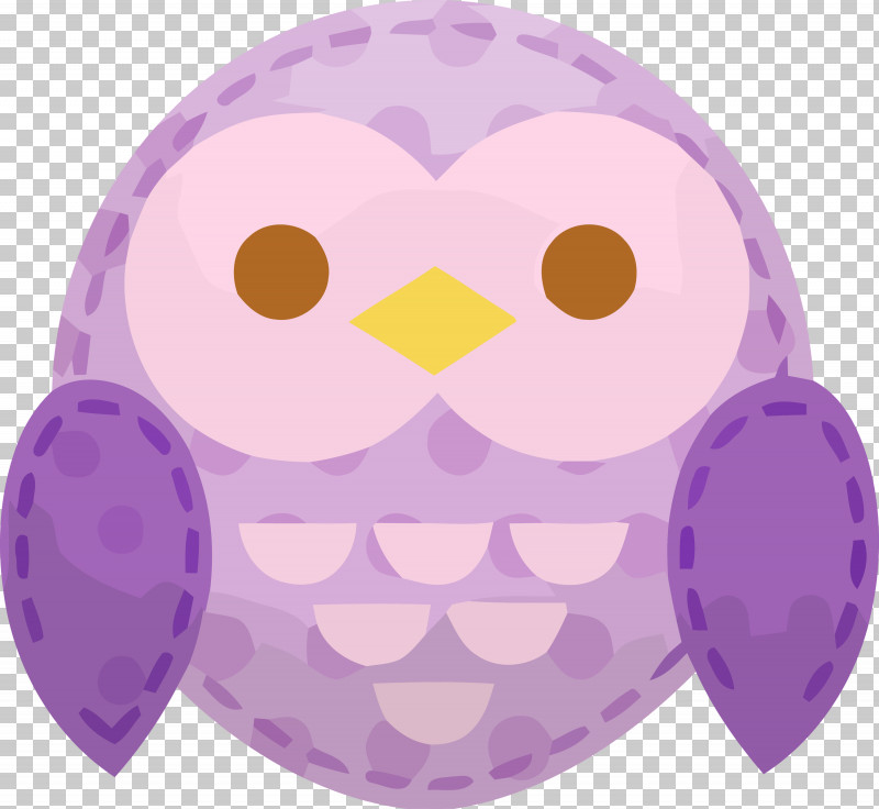 Owl Purple Violet Cartoon Pink PNG, Clipart, Bird, Bird Of Prey, Cartoon, Cartoon Owl, Circle Free PNG Download