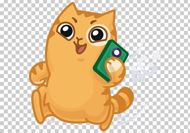 Whiskers Sticker VK Telegram PNG, Clipart, 2016, Bird, Carnivoran, Cat Like Mammal, Fictional Character Free PNG Download