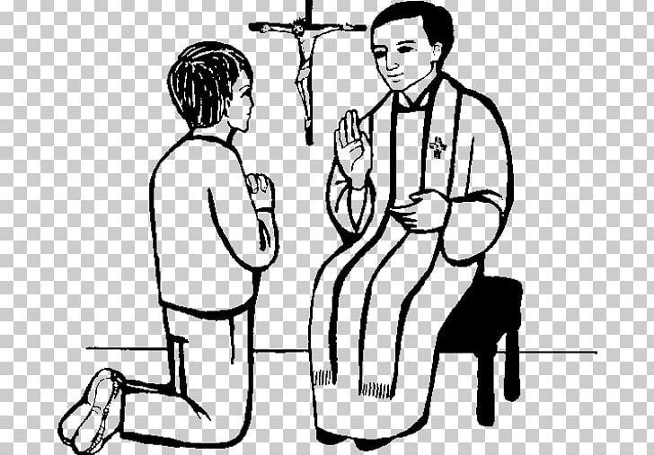 Sacrament Of Penance Confession Sacraments Of The Catholic Church PNG, Clipart, Angle, Arm, Art, Artwork, Black Free PNG Download