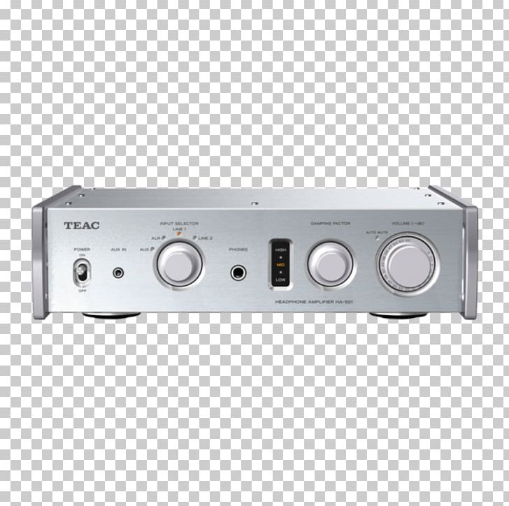 TEAC HA-501 Headphone Amplifier Teac HA-P50 Headphones High Fidelity PNG, Clipart, Amplifier, Audio, Audio Equipment, Audio Power Amplifier, Electronics Free PNG Download