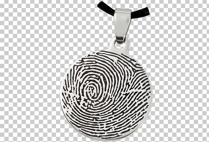 Charms & Pendants Fingerprint Stainless Steel Silver PNG, Clipart, Black And White, Body Jewelry, Chain, Charms Pendants, Cremation Free PNG Download