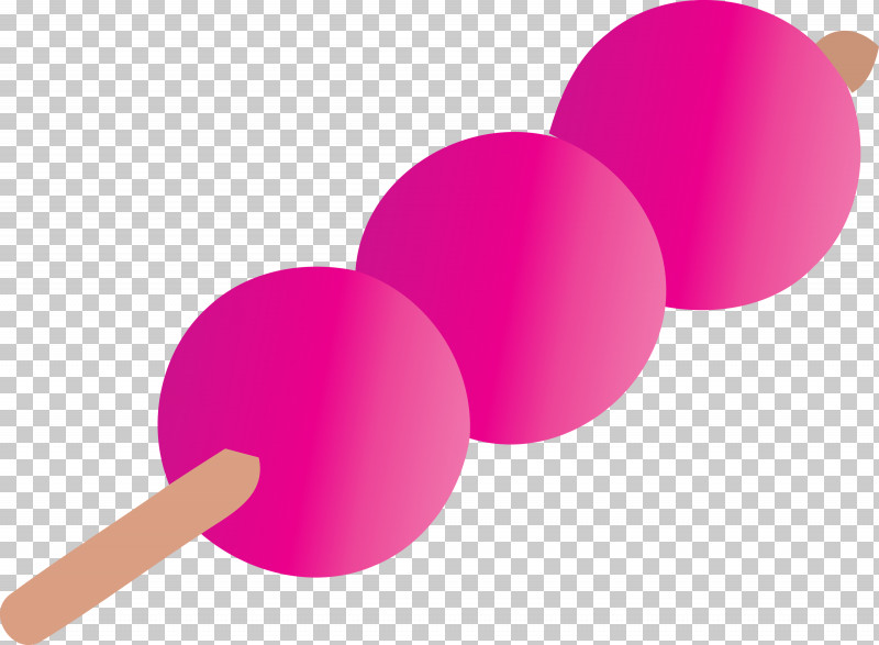 Dango Food PNG, Clipart, Dango, Food, Magenta, Material Property, Pink Free PNG Download