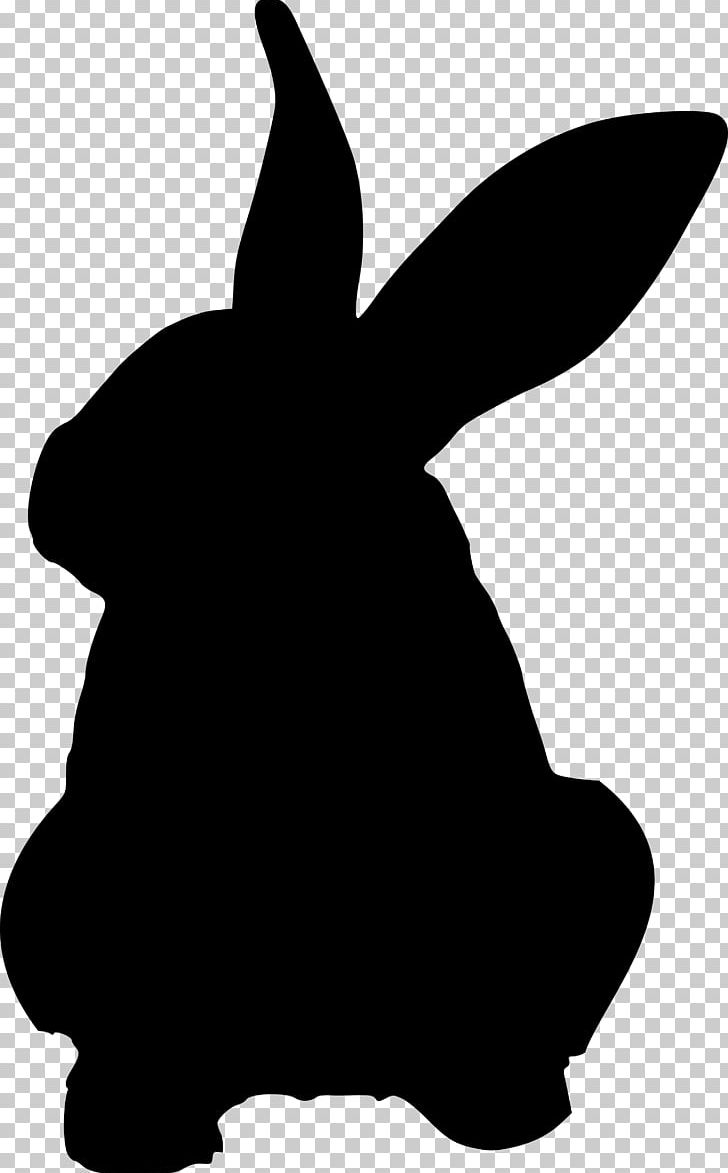 European Rabbit Silhouette PNG, Clipart, Animal, Animals, Artwork, Black, Black And White Free PNG Download