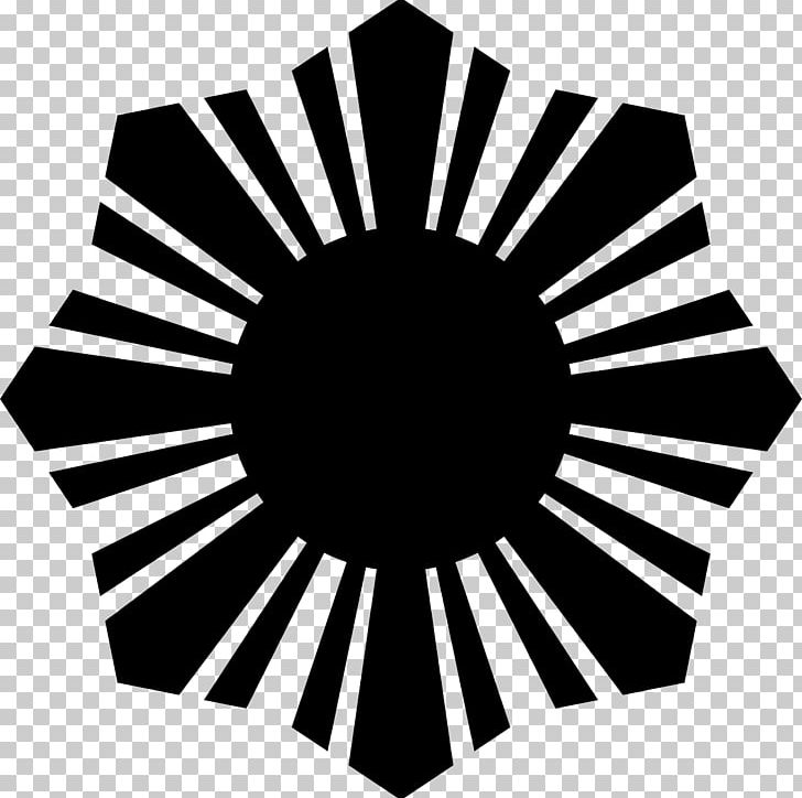 Flag Of The Philippines Philippine Declaration Of Independence Solar Symbol PNG, Clipart, Angle, Black, Black And White, Circle, Coat Of Arms Of The Philippines Free PNG Download