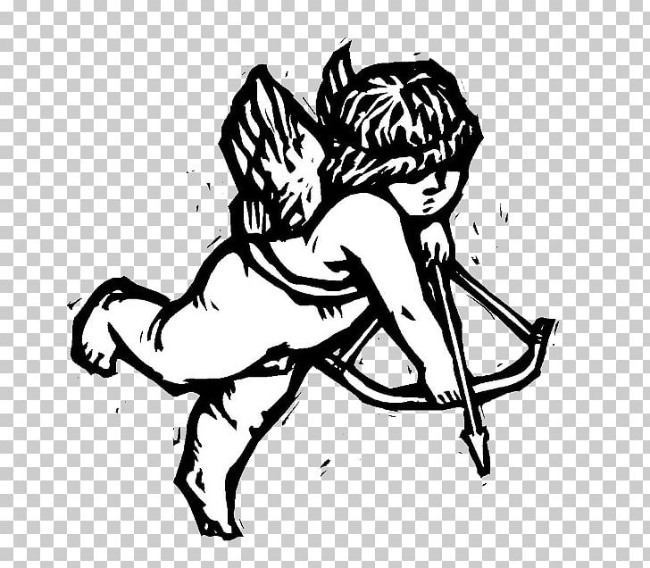 Cupid Drawing Love PNG, Clipart, Arm, Art, Artwork, Black, Black And White Free PNG Download