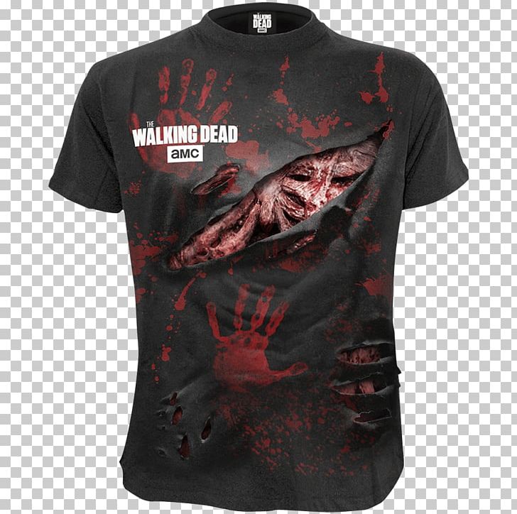 T-shirt Infected Rick Grimes Michonne Negan PNG, Clipart, Active Shirt, Black, Brand, Clothing, Clothing Accessories Free PNG Download