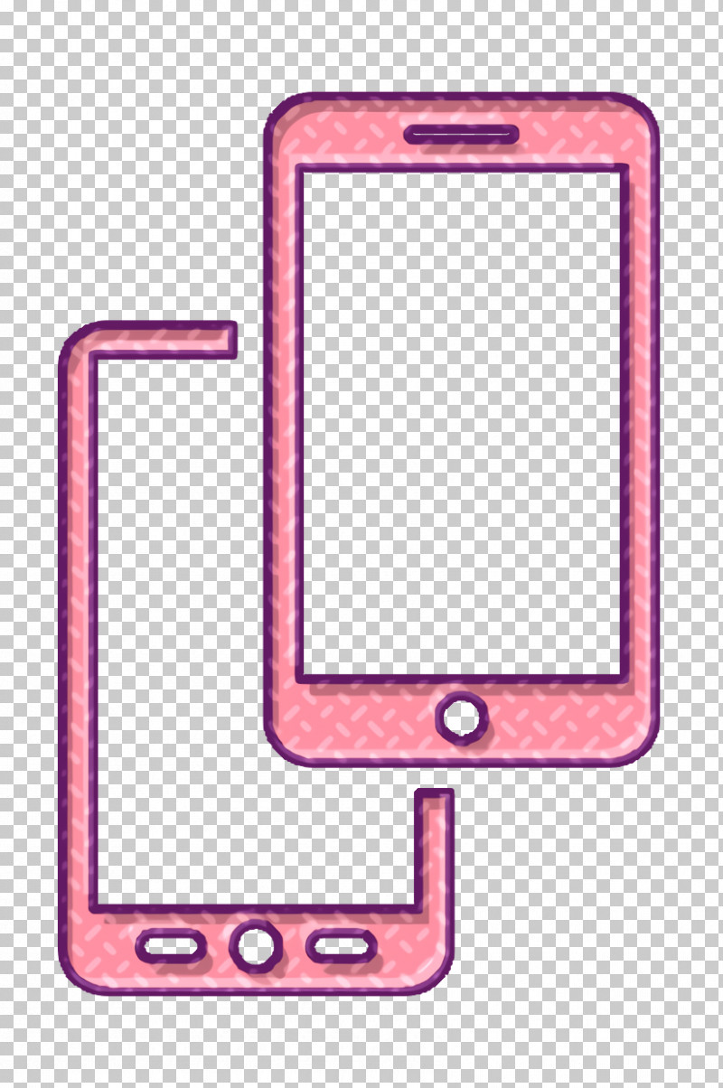 Mobile Phone Icon Phone Icons Icon Tools And Utensils Icon PNG, Clipart, Handheld Device Accessory, Line, Mobile Phone Icon, Phone Icons Icon, Pink Free PNG Download