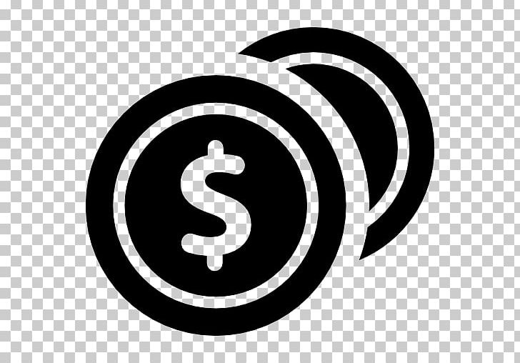 Dollar Coin Currency Symbol United States Dollar PNG, Clipart, Area, Bank, Black And White, Brand, Circle Free PNG Download