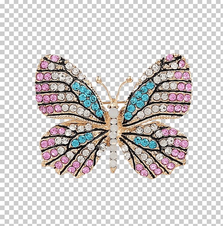 Butterfly Brooch Imitation Gemstones & Rhinestones Earring Jewellery PNG, Clipart, Bijou, Brooch, Brush Footed Butterfly, Butterfly, Clothing Free PNG Download