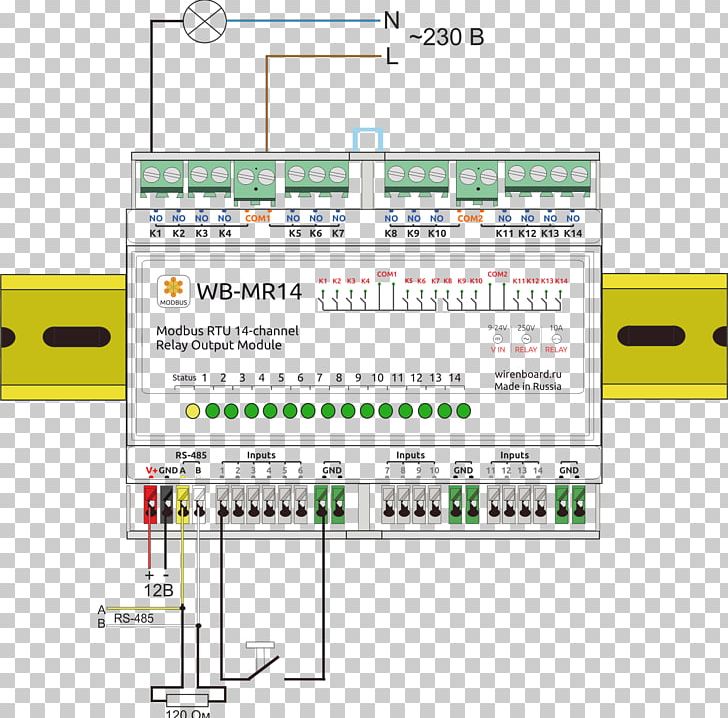 Modbus RS-485 Relay Remote Terminal Unit Resistor PNG, Clipart, Angle, Area, Automation, Brand, Communication Free PNG Download