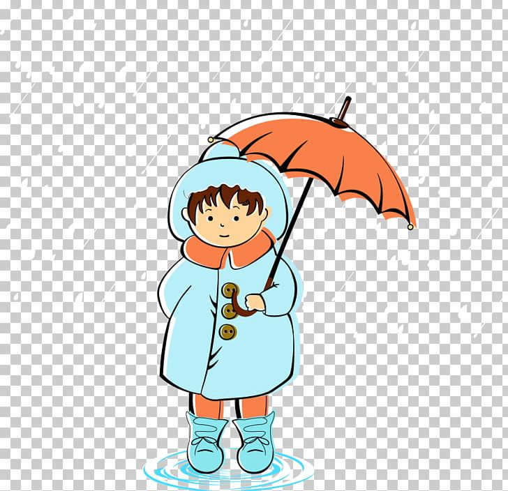 Rain Cartoon Umbrella PNG, Clipart, Anime Girl, Area, Artwork, Baby Girl, Boy Free PNG Download
