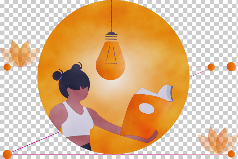 Orange PNG, Clipart, Book, Cartoon, Girl, Orange, Paint Free PNG Download