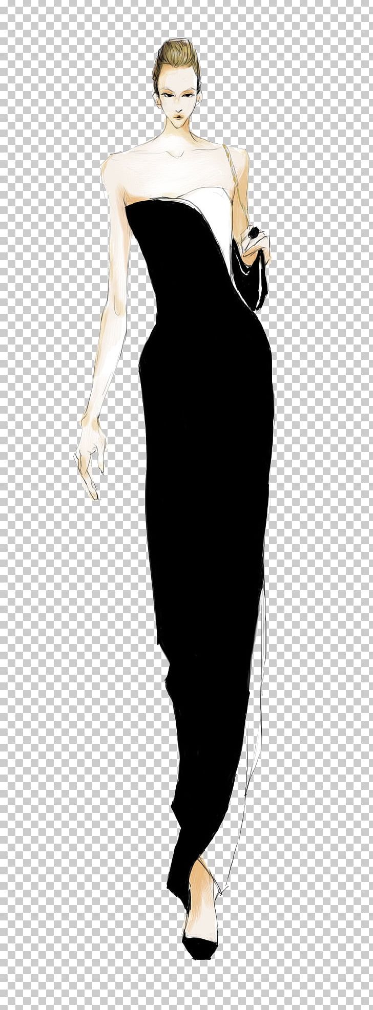 Model Drawing Dress Illustration PNG, Clipart, Clothing, Fashion, Fashion Design, Fashion Illustration, Fashion Model Free PNG Download