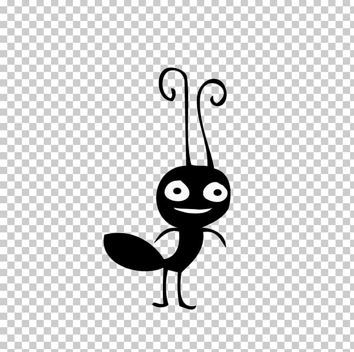 Ant Insect Cartoon PNG, Clipart, Adobe Illustrator, Animals, Animation, Black, Black And White Free PNG Download