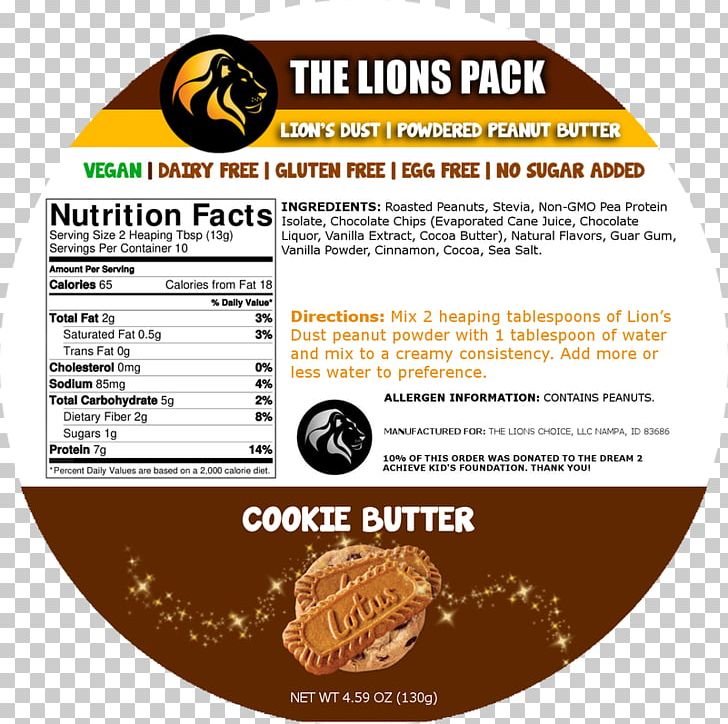 Chocolate Brownie Peanut Butter Lion Chocolate Chip Cookie Food PNG, Clipart, Biscuits, Brand, Butter, Calorie, Chocolate Free PNG Download