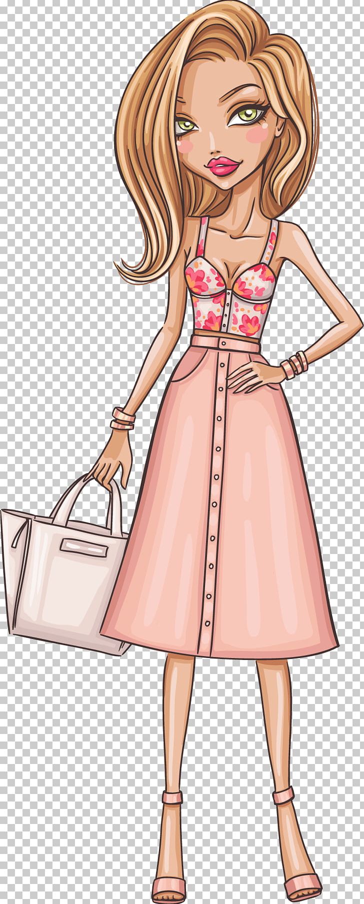 Stock Photography Fashion Drawing Illustration PNG, Clipart, Brown Hair, Cartoon, Creative Market, Doll, Fashion Design Free PNG Download