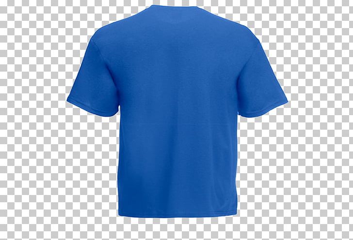 T-shirt Fruit Of The Loom Polo Shirt Crew Neck Royal Blue PNG, Clipart, Active Shirt, Azure, Blue, Clothing, Cobalt Blue Free PNG Download