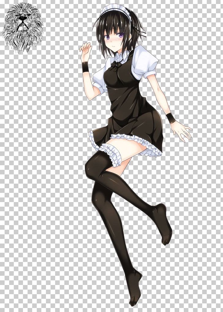 Anime Maid Black Hair ニコニコ静画 Mangaka PNG, Clipart, Anime, Black Hair, Brown Hair, Cartoon, Clothing Free PNG Download