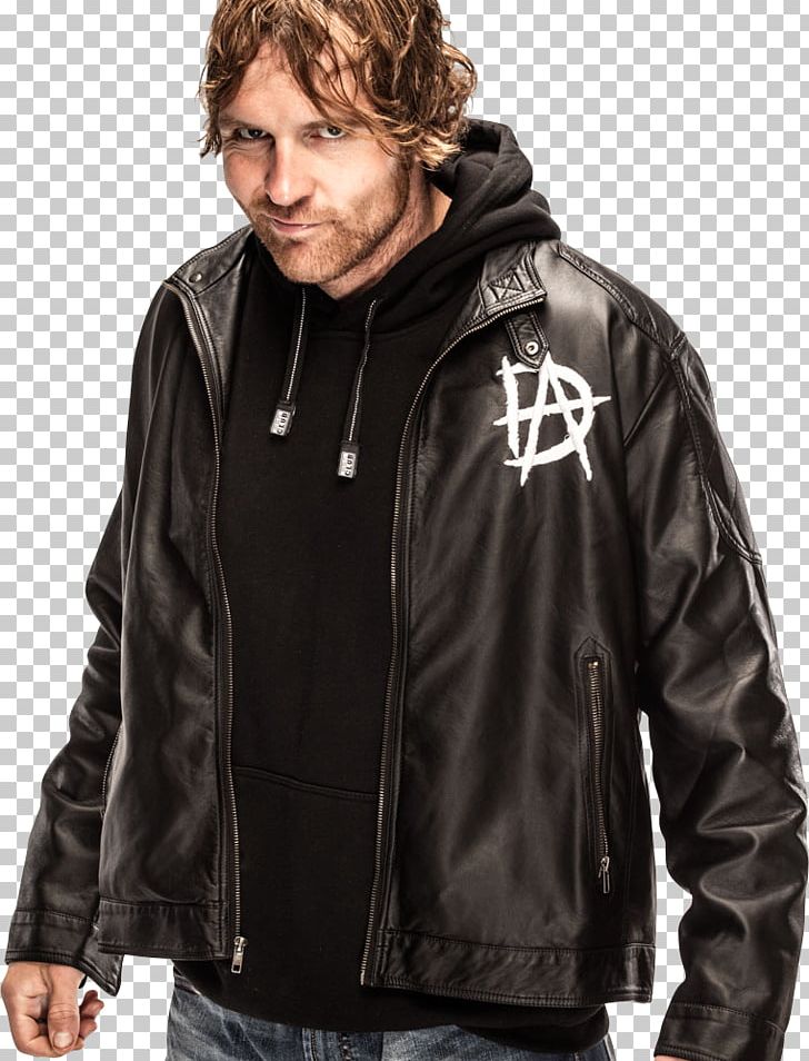 Dean Ambrose: The Rising Star WWE Professional Wrestler Leather Jacket PNG, Clipart, Combat Zone Wrestling, Dean Ambrose, Dean Ambrose The Rising Star, Fur, Hood Free PNG Download