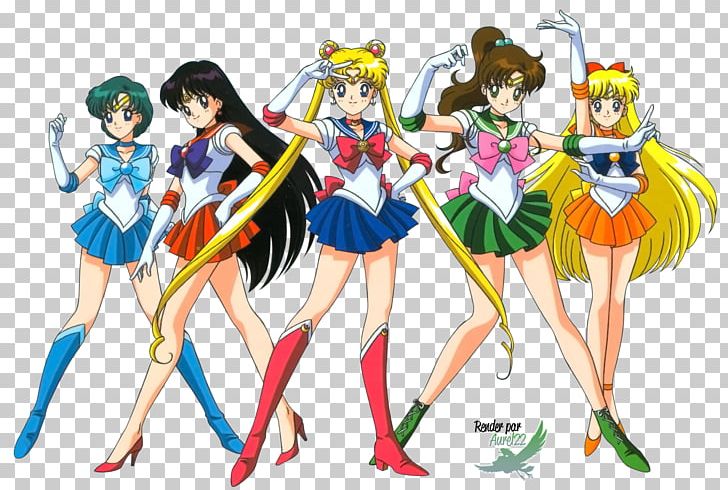 Sailor Moon Sailor Venus Sailor Jupiter Sailor Mars Sailor Mercury PNG, Clipart, Action Figure, Anime, Art, Cartoon, Character Free PNG Download