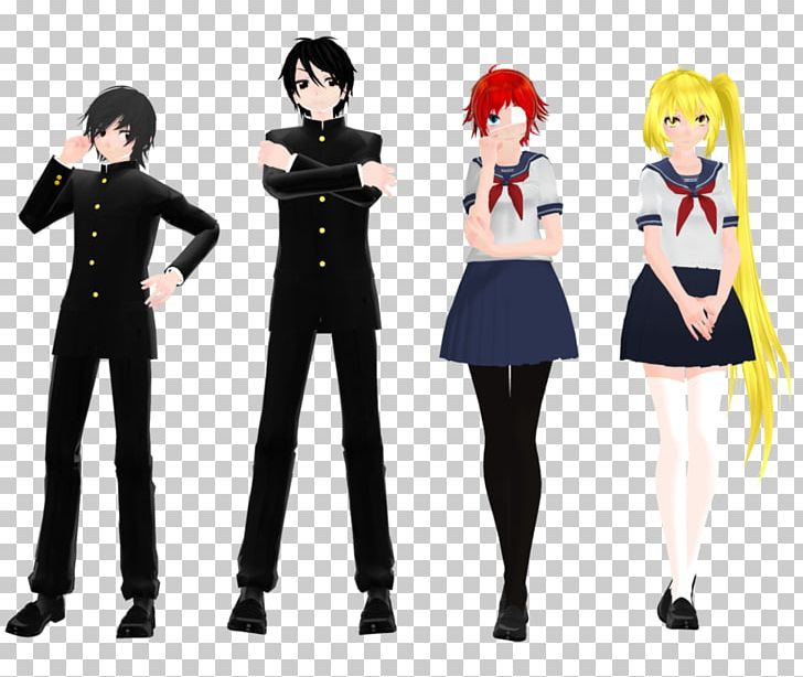 School Uniform Black Hair Outerwear Costume PNG, Clipart, Anime, Black Hair, Clothing, Costume, Education Science Free PNG Download