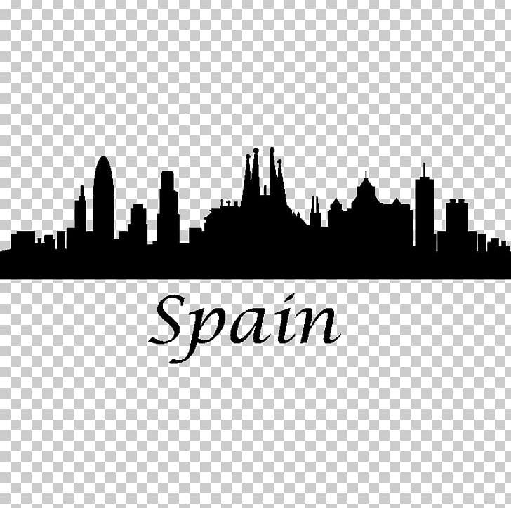 Barcelona Skyline Silhouette PNG, Clipart, Animals, Barcelona, Barcelona Skyline, Bigben, Black And White Free PNG Download