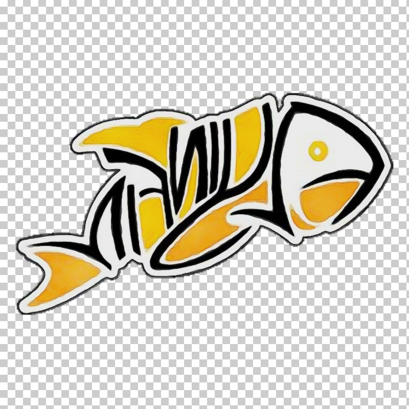 Logo Cartoon Fish Yellow Meter PNG, Clipart, Beak, Cartoon, Fish, Line, Logo Free PNG Download