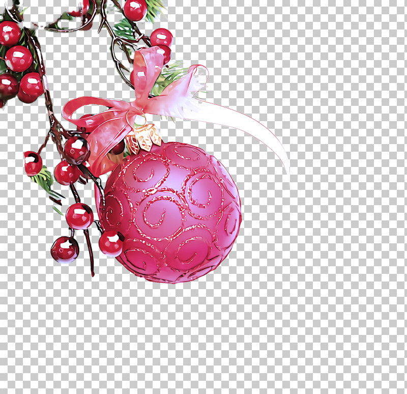 Christmas Ornament PNG, Clipart, Christmas Ornament, Fruit, Jewellery, Magenta, Ornament Free PNG Download