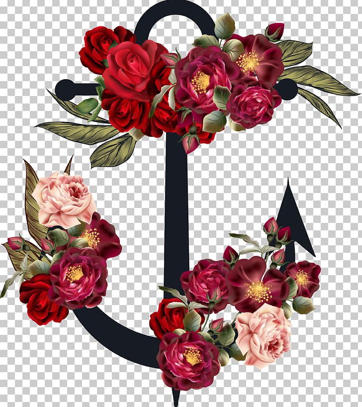 Flower Anchor PNG, Clipart, Artificial Flower, Beautiful, Cut Flowers, Decor, Decoration Free PNG Download
