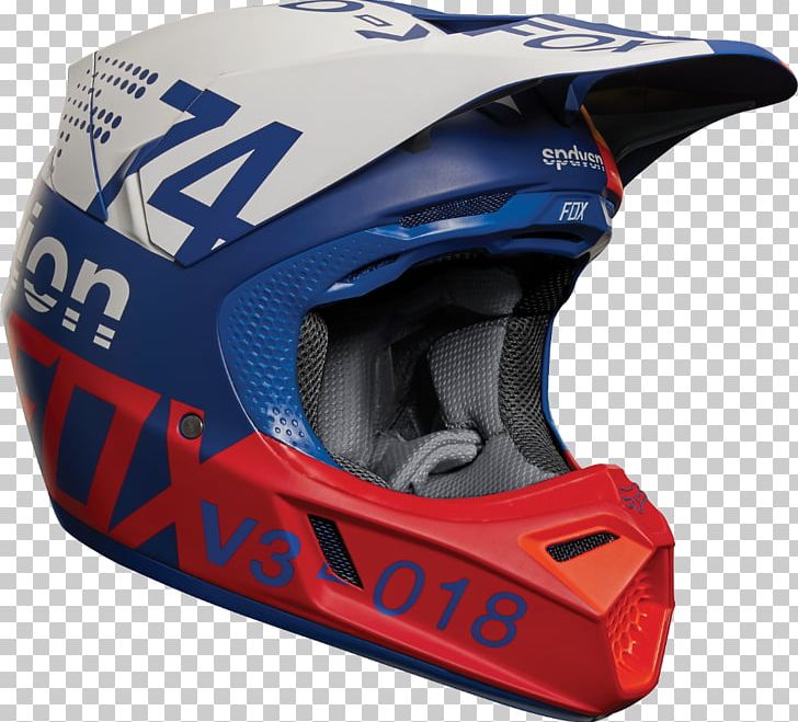 Motorcycle Helmets Fox Racing Visor PNG, Clipart, Bicycle Helmet, Bicycles Equipment And Supplies, Blue, Electric Blue, Motocross Free PNG Download