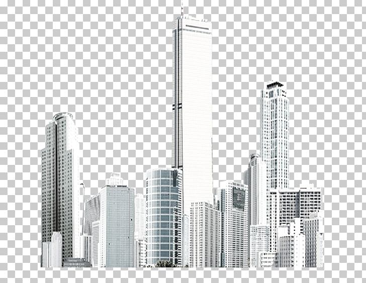 Skyscraper Architecture Skyline PNG, Clipart, Black And White, Building, Buildings, Cartoon, City Free PNG Download