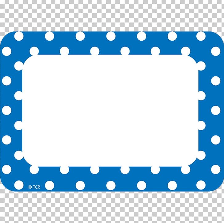 Name Tag Polka Dot Teacher Name Plates & Tags Student PNG, Clipart, Amp, Area, Blue, Circle, Classroom Free PNG Download