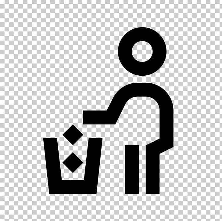 Computer Icons Waste Litter PNG, Clipart, Angle, Area, Black And White, Brand, Circle Free PNG Download