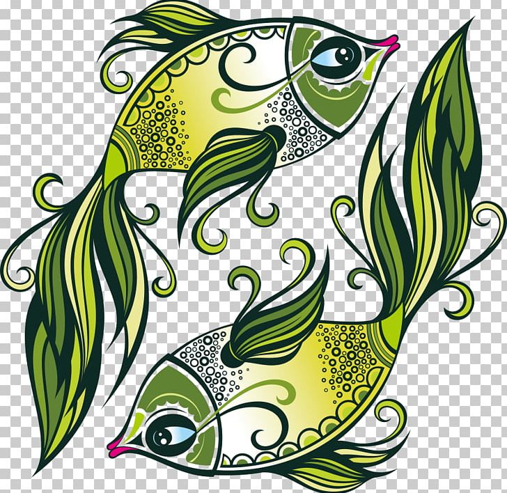 Pisces Astrological Sign Zodiac Drawing Illustration PNG, Clipart, Animals, Astrological Sign, Bird, Cartoon Fish, Fauna Free PNG Download
