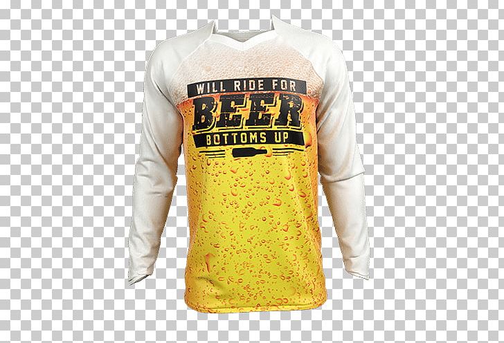 T-shirt Beer Sleeve Motocross Cycling Jersey PNG, Clipart, Active Shirt, Beer, Bluza, Brand, Clothing Free PNG Download