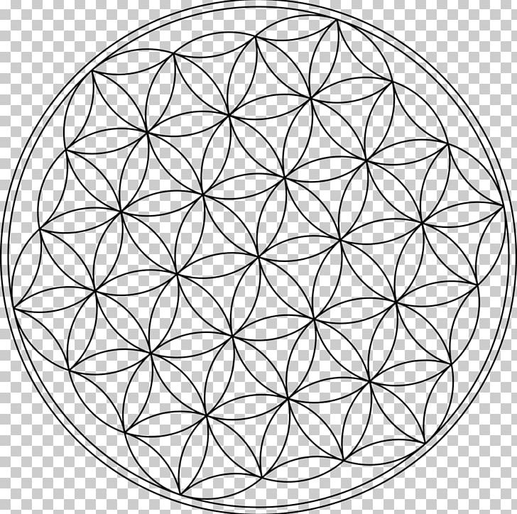 Symbol Overlapping Circles Grid Vitruvian Man PNG, Clipart, Area, Black And White, Circle, Drawing, Flower Free PNG Download