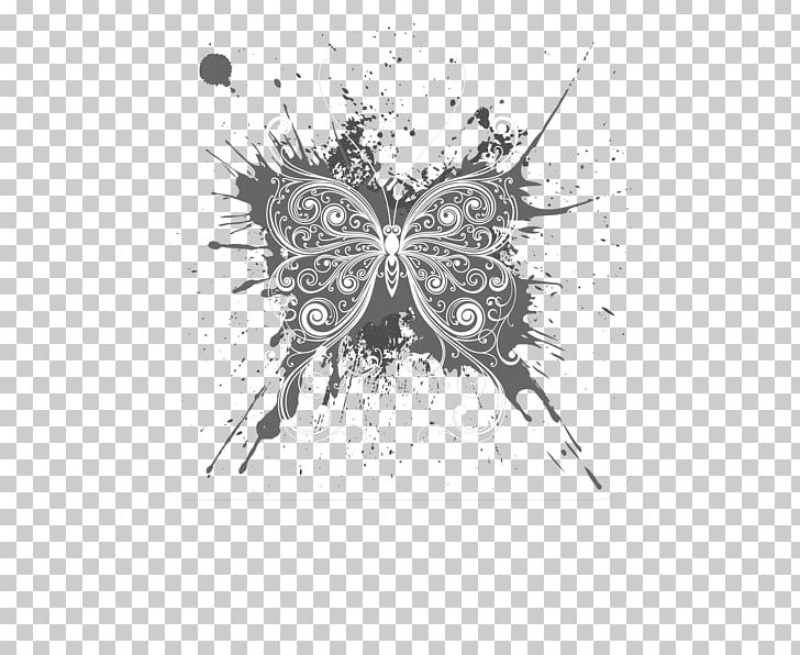Butterfly Ink PNG, Clipart, Artwork, Black And White, Butterflies, Butterfly Group, Encapsulated Postscript Free PNG Download