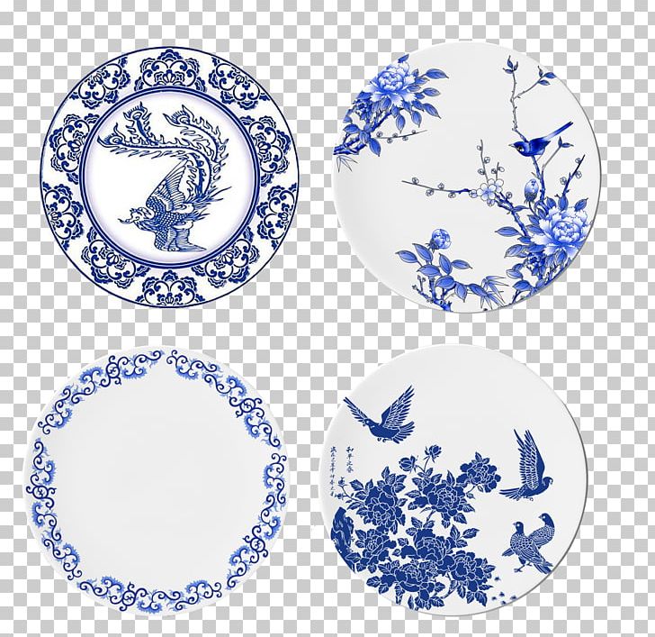 Blue And White Pottery Tableware Chinoiserie PNG, Clipart, Advertising, Blue, Blue And White, Blue And White Porcelain, Blue And White Porcelain Plate Free PNG Download