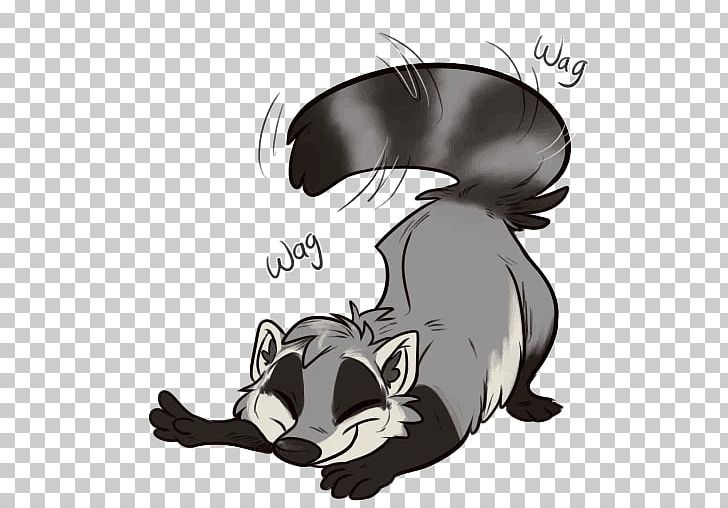 Whiskers Raccoons Sticker Telegram Mammal PNG, Clipart, Black And White, Carnivoran, Cartoon, Cat Like Mammal, Dog Like Mammal Free PNG Download